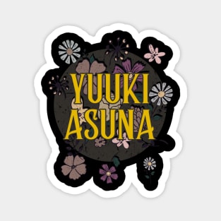 Aesthetic Proud Name Asuna Flowers Anime Retro Styles Magnet