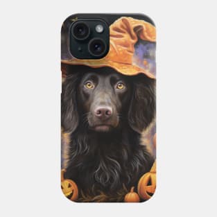 Curly Coated Retriever Halloween Phone Case