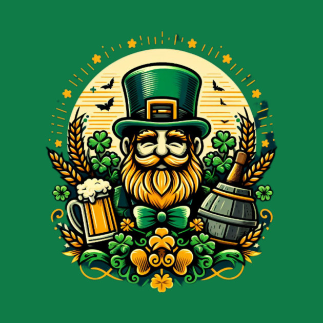 St. Patrick's Day Leprechaun by Donut Duster Designs