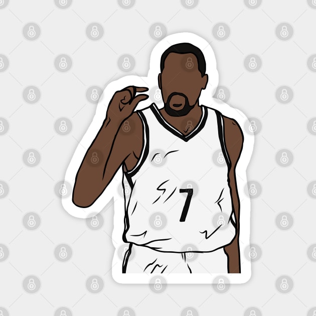 Kevin Durant "Trop Petit" Magnet by rattraptees