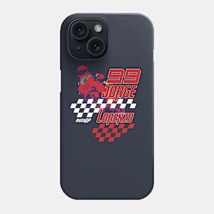 Jorge Lorenzo 99 MotoGP Superbike Phone Case