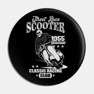 55 SCOOTER RACING Pin