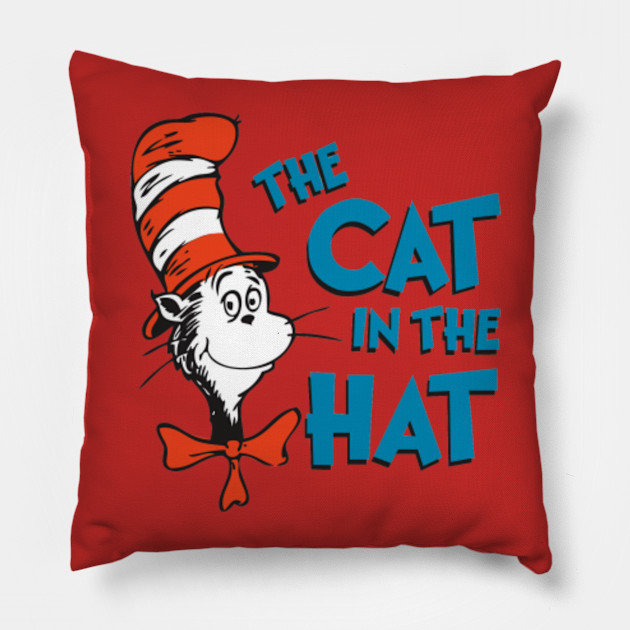 The Cat In The Hat The Cat In The Hat Pillow Teepublic