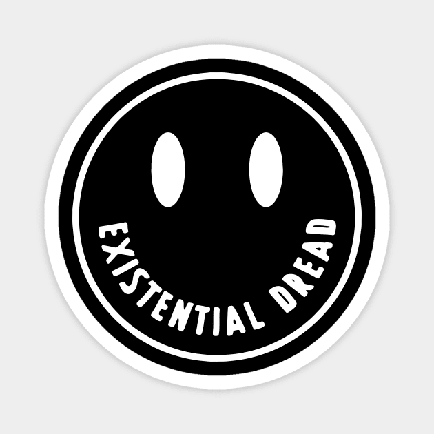 Existential Dread (Dark Version) Magnet by Nick Quintero