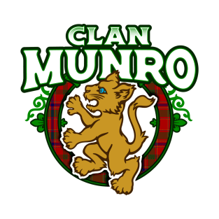 Clan Munro Cute Baby Lion Rampant Kitten T-Shirt