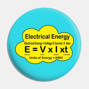 ELectrical Power Electrical Energy Explanation and formula for engineering Students and electricians Pin