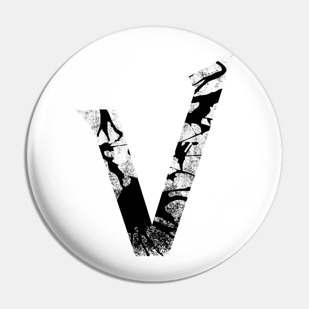 Venom b/w Pin by happyantsstudio