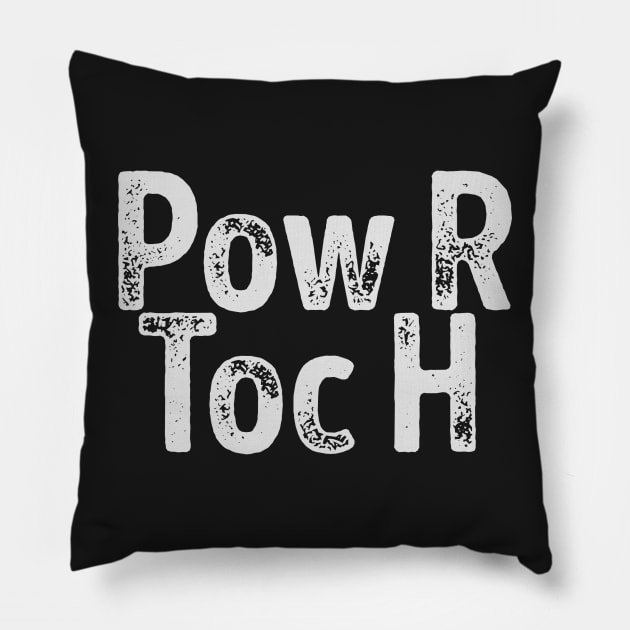 Pow r Toc H Pillow by ScottCarey