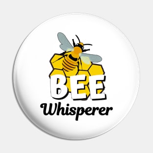 Bee Whisper Honey Bees Beekeeper Honeycomb Pin