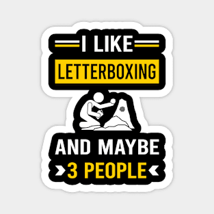 3 People Letterboxing Magnet