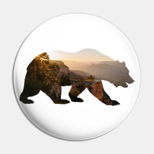 Grand Canyon Bear Silhouette Pin