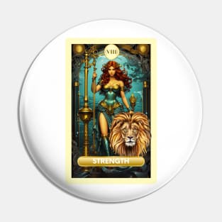 The Strength Tarot Card from my Mermaid Deck. Pin