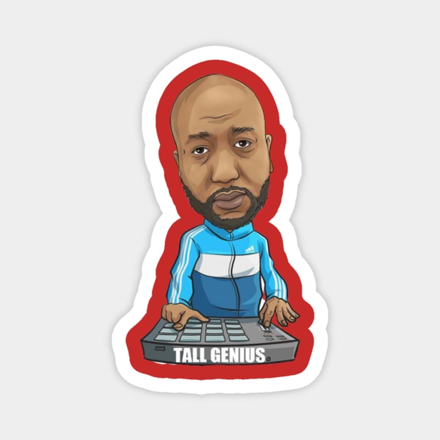 Tall Genius Boggle Head Magnet by TallGenius