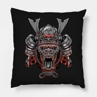 samurai gorilla Pillow