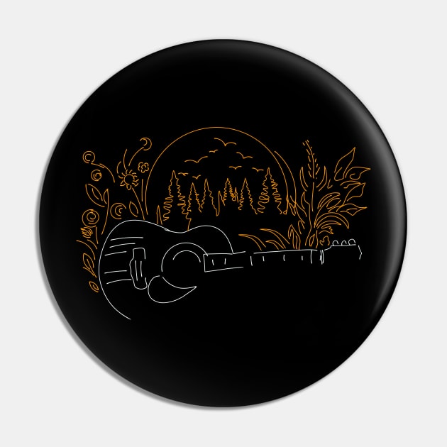 Guitar nature Pin by VinsendDraconi