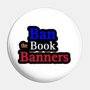 Ban the Book Banners Sticker - Front Pin