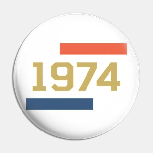 1974 Birth year Pin