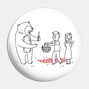 Picnic Bandit Pin