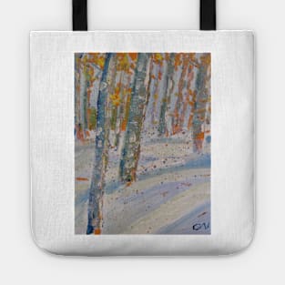 Frozen Autumn Tote