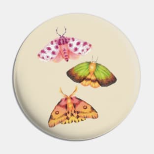 Cottagecore Moths Pin