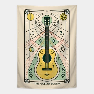 The Guitar Player Tapestry