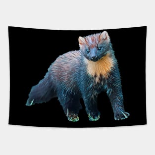 Marten - Woodland Themed Kids Room, Funny Gifts For Forester, Cute Anima Tapestry