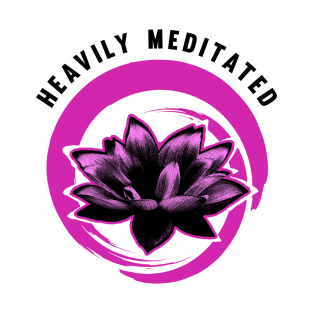 Heavily Meditated Purple - Yoga T-Shirt