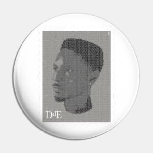 D Double E Stamp Pin