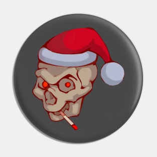 Christmass Skull! Pin