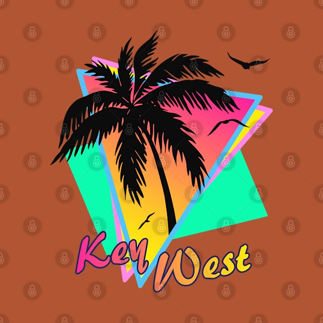 Key West Cool 80s Sunset by Nerd_art