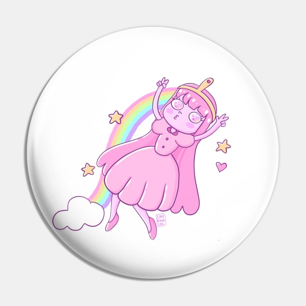 Bubblegum princess Pin by unidoodlez