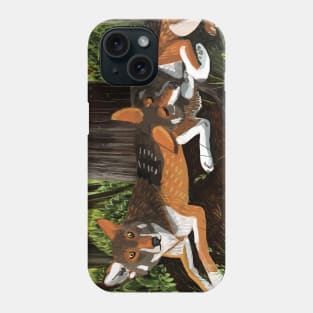 Red Wolves sleeping Phone Case