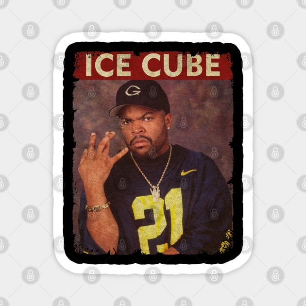 Ice Cube - RETRO STYLE Magnet by Mama's Sauce