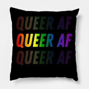 Queer AF Pillow