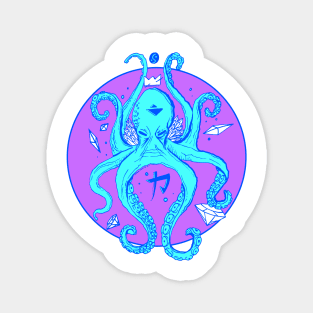 Blue Crown Octopus Magnet