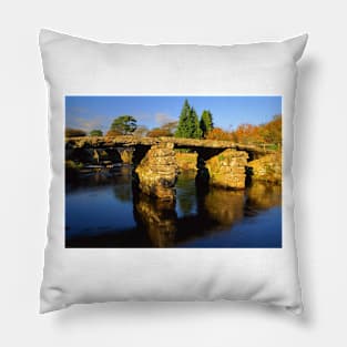 Postbridge, Clapper Bridge & East Dart River Pillow