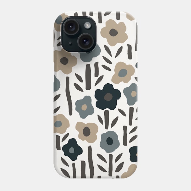 Simple Flowers Pattern Phone Case by FaelynArt