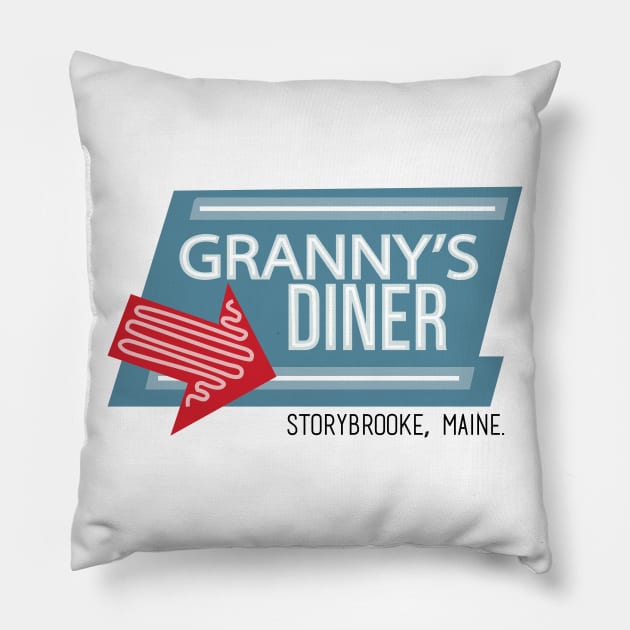 Grannys Diner Pillow by mariansar