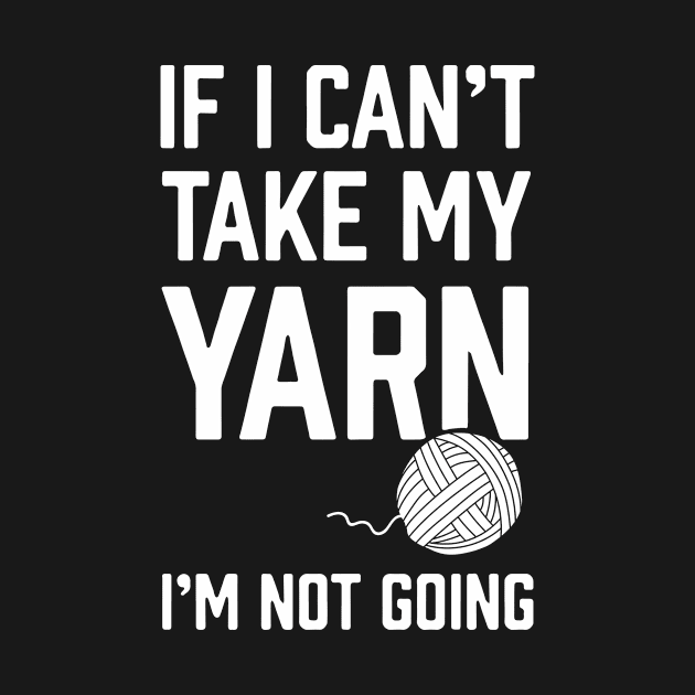 if I cant take my yarn crochet by erbedingsanchez