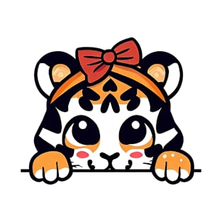 Sneaky japanese tiger so cute T-Shirt