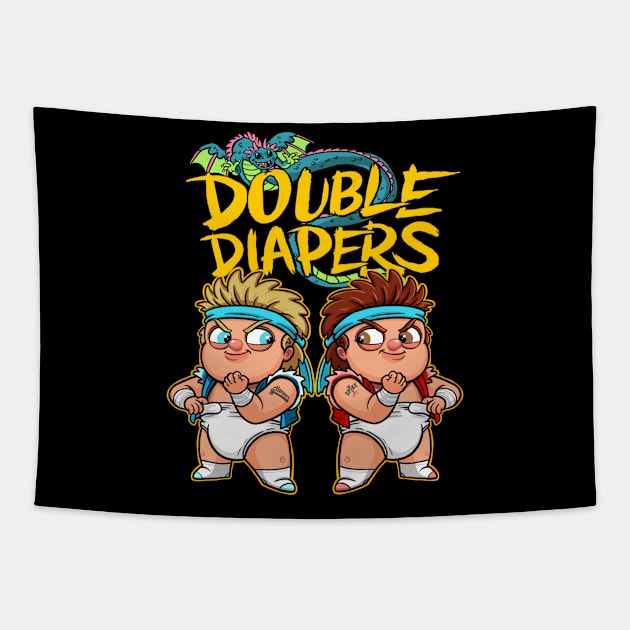 Double Diapers Tapestry by itsbillmain