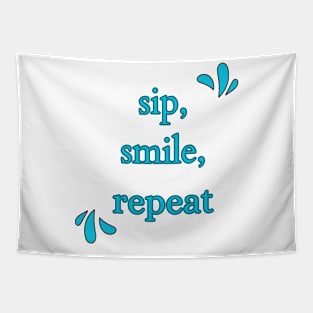 Sip, smile, repeat Tapestry