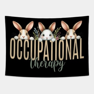 Cute Occupational Therapy Easter Bunnies Tapestry
