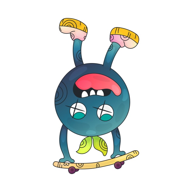 Doodle Skating Character by BooDoodle