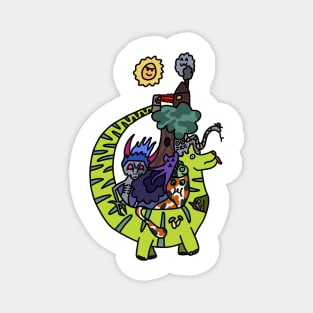 Big Green Robo Dino and more Magnet