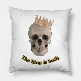 King skull head Pillow