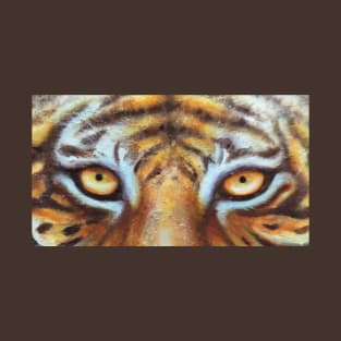 Tiger Eyes Oil Painting T-Shirt