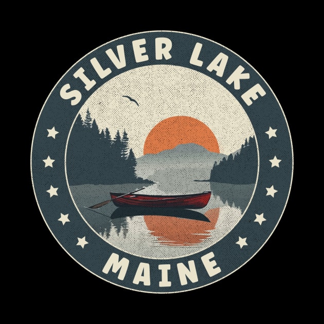 Silver Lake Maine Sunset by turtlestart