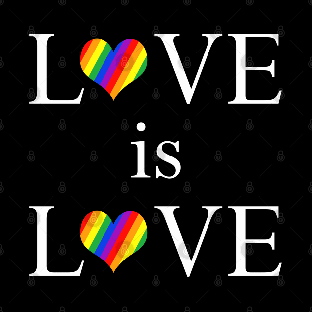Gay Pride Love is Love by Scar