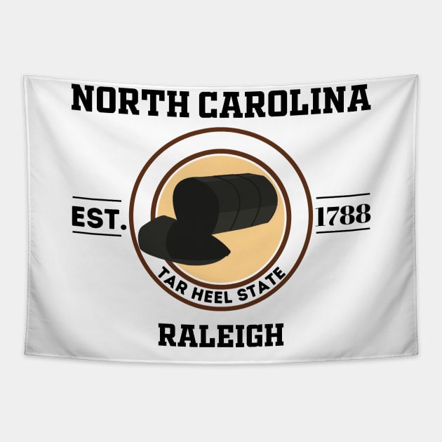 North Carolina state Tapestry by Freaky Designer